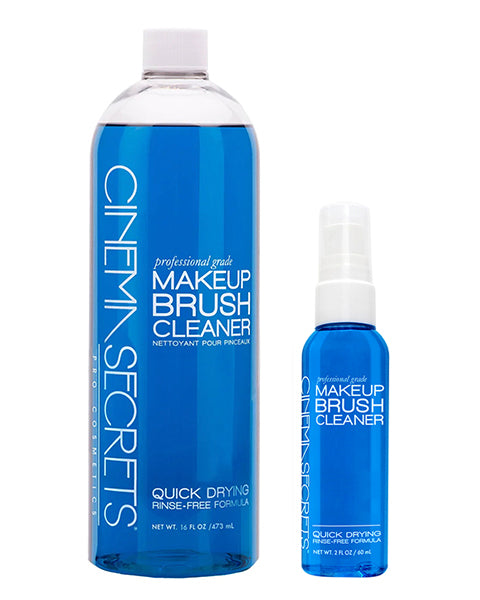 Two makeup brush cleaners on a white background