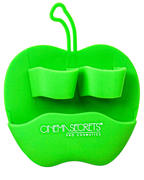 Green Apple Silicone Makeup Brush & Sponge Scrubber | Cinema Secrets