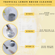 Microfiber Brush Cleaning Towel, Yellow (2 Pack)