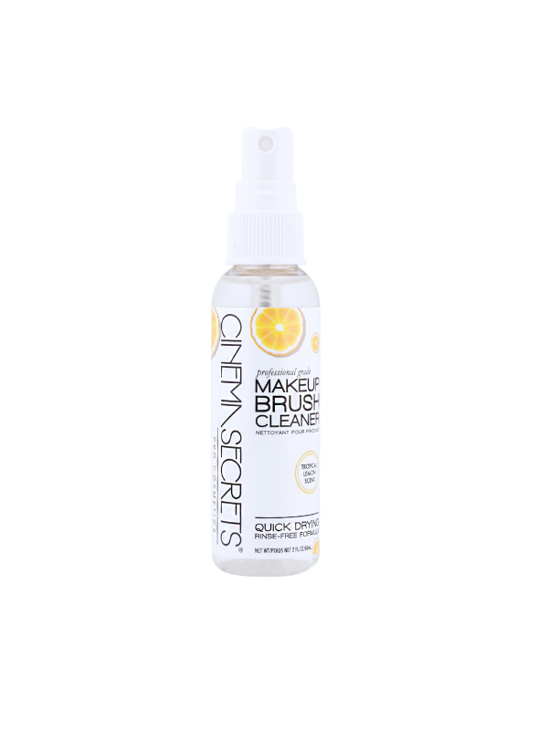 Makeup brush cleaner bottle 2oz spray lemon 
