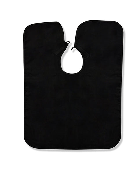 black cape on white background