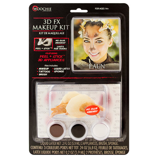 Faun 3D FX Makeup Kit (Peel & Stick)